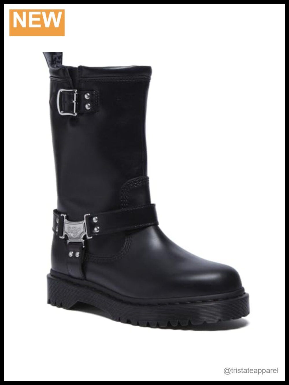 Dr. Martens Anistone Hi Wanama Leather Calf High Platform Combat Boots